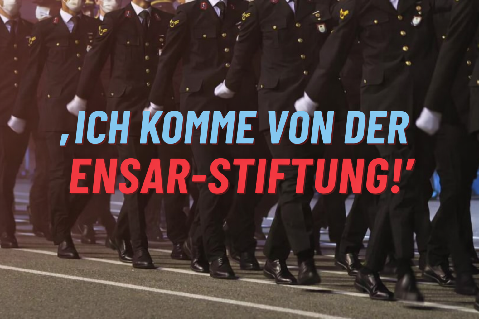 Aktueller Stand bei Aufnahmegesprächen an Militärschulen: „Ich komme von der Ensar-Stiftung!“