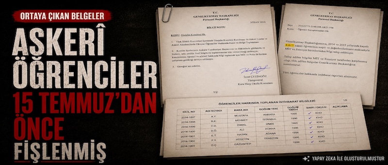 15 Temmuz Öncesi Fişlenen Askerî Öğrenciler